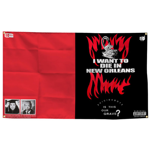 Dragsui I Want to Music Tapestry Die In New Orleans 3x5 FT Tapestries For College Dorm Room Decor, Man Cave, Bedroom, Living Room, Parties