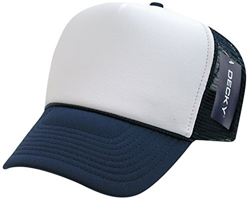 DECKY 2 Tone Trucker Cap, Navy