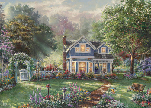 Ceaco - Thomas Kinkade - Springtime Memories - 1000 Piece Jigsaw Puzzle