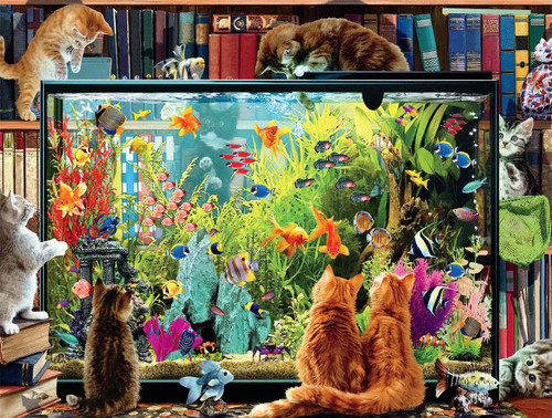 Buffalo Games - Kitten Distraction - 750 Piece Jigsaw Puzzle for Adults Challenging Puzzle Perfect for Game Nights - 750 Piece Finished Size is 24.00 x 18.00