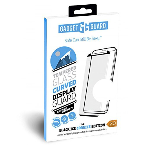 Gadget Guard Black Ice Cornice 2.0 Full Adhesive Curved Tempered Glass Screen Guard for the Samsung Galaxy S8+