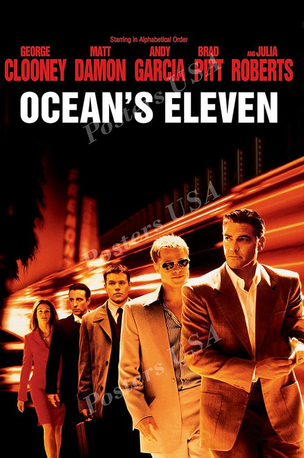 Posters USA Ocean's Eleven 11 Movie Poster GLOSSY FINISH - MOV317 (24" x 36" (61cm x 91.5cm))