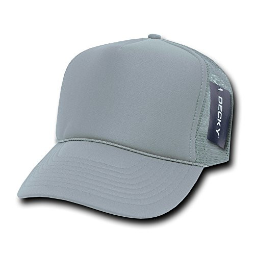 DECKY Solid Trucker Cap, Grey