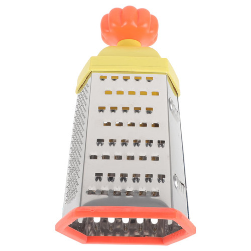 BESTOYARD Box Six-sided Grater Graters for Kitchen Stainless Steel Carrot Grater Ginger Grater for Kitchen Stainless Steel Vegetable Grater Ginger Grater with 6 Sides Cheese Grater Six Sides