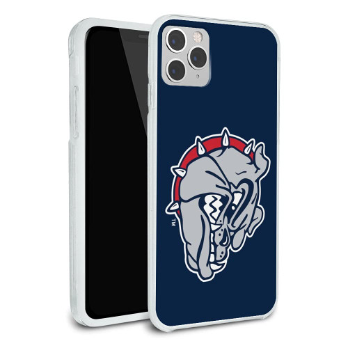 Gonzaga University Bulldogs Logo Protective Slim Fit Hybrid Rubber Bumper Case Fits Apple iPhone 8, 8 Plus, X, 11, 11 Pro,11 Pro Max