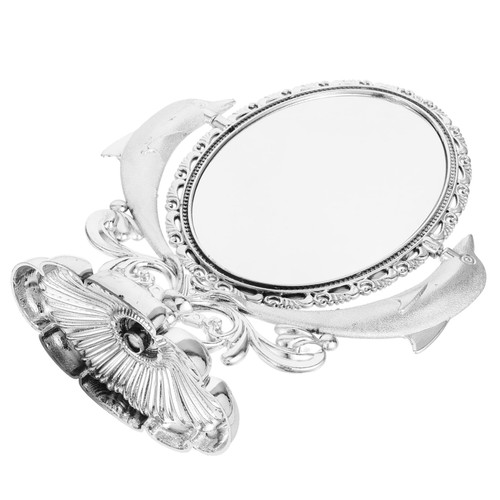 OATIPHO Mirror for Desk Makeup Mirror Mirrors Desktop Cosmetic Mirror Swivel Mirror Vanity Mirror Tabletop Desk Mirror Tabletop Mirror to Rotate Double Sided Rotating Mirror Plastic