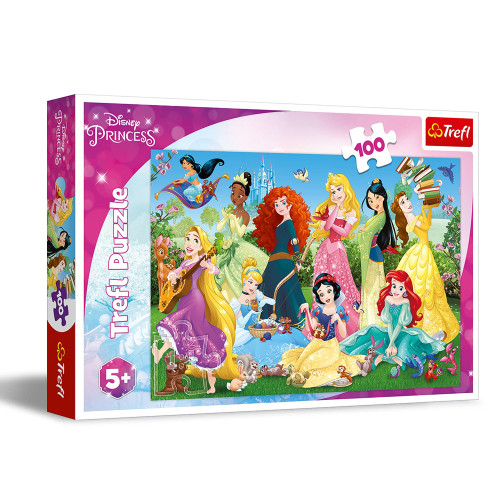 Trefl 16417 - Charming Princesses - 100 Pieces Jigsaw Puzzles for Kids