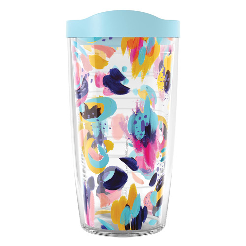 Tervis EttaVee Be Spot On Made in USA Double Walled Insulated Tumbler Travel Cup Keeps Drinks Cold & Hot, 16oz, Classic