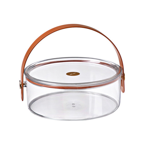 Multifunctional Snack Tray with 5 Compartments Portable Divideds Serving Platter with Cover Handle Storage Tray for Home Divideds Serving Tray Platter Storage Container with Compartments Multipurpose