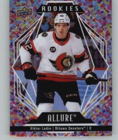 2022-23 Upper Deck Allure Glitter Bomb #148 Viktor Lodin RC Rookie Ottawa Senators NHL Hockey Trading Card