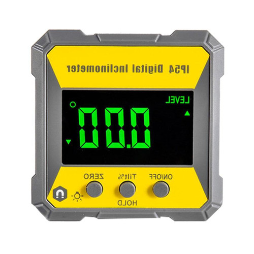Electronic Digital Angles Gauges Protractor Magnetic Digital Angles Meter Inclinometer Level IP54 Waterproof LCD Display Electronic Protractor Digital Angles Ruler