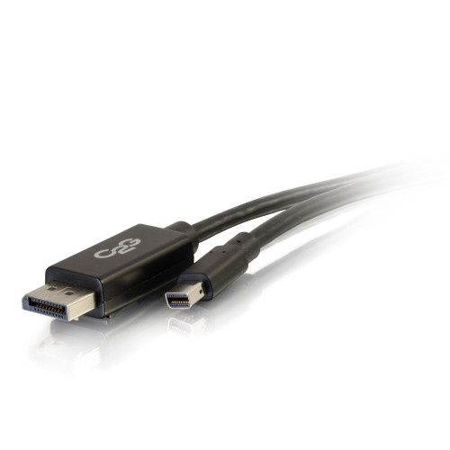 C2G/Cables to Go 6ft Mini DisplayPort to DisplayPort Adapter Cable M/M - Black