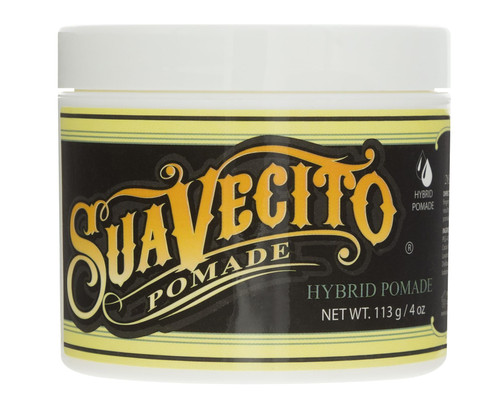 Suavecito Hybrid Pomade 4 oz, 1 Pack - Hair Pomade For Men - Medium Hold High Shine Hybrid Water And Oil Formula - Reworkable - Easy To Wash Out - All Day Hold For All Hair Styles