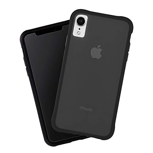 Case-Mate - iPhone Case + Glass Screen Protector Bundle - TOUGH - iPhone 6.1 - Matte Black