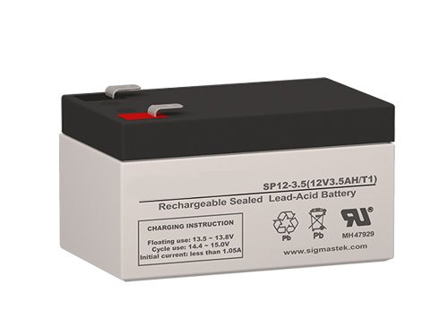 Sunnyway SW1233 Replacement Battery - 12 Volt 3.5 AH F1 Terminal by SigmasTek