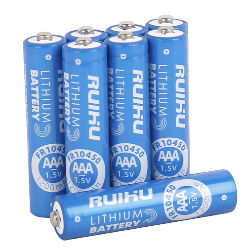 RUIHU AAA Lithium Batteries, 8 Pack Lithium Iron Triple A Batteries, 1.5V 1200mAh Longer Lasting AAA Lithium Batteries, Non-Rechargeable (Lithium AAA-8 PCS)