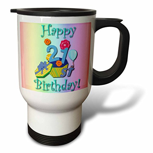 3dRose Keep Calm and Lift Heavy Things Gym Humor Working Out Weight Lifting Travel Mug, 14-Ounce