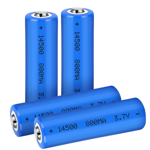 Fitinoch Replacement for Rechargeable Battery Custom Battery Pack 14500/800mAh/3.7V (4 Pack)