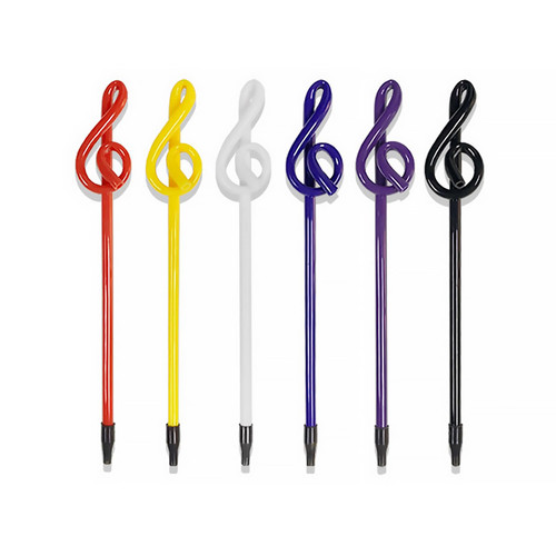 Exasinine 6 Pcs Musical Note Ballpoint Pen Novelty Pens for Student, Party Favor