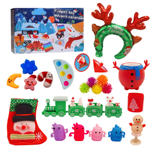 Advent Calendar Fidget Toys Kids 2023, Teen Fidget Advent Calendar 2023, Christmas Advent Calendar Fidget Toys for Girls, Boys, Women, Men, Countdown Advent Calendars for Christmas Gifts 29pcs