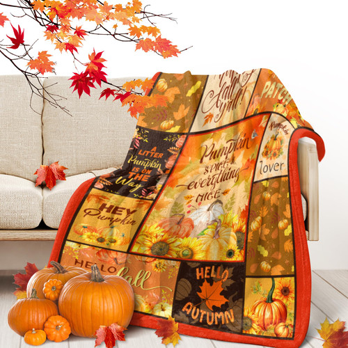 Autumn Pumpkin Blanket Fall Throw Blanket Thanksgiving Decor Soft Orange Pumpkins Fleece Flannel Throws Cozy Plush Fall Decor Throw Blanket for Couch Sofa Bed Adults Chair Bed Dorm 50"x60" Autumn Pumpkin Blanket Fall Throw Blanket Thanksgiving Decor Soft Orange Pumpkins Fleece Flannel Throws Cozy Plush Fall Decor Throw Blanket for Couch Sofa Bed Adults Chair Bed Dorm 50"x60"