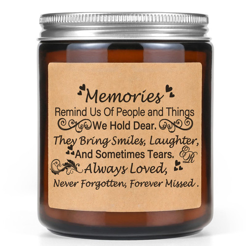 Aromaflare Lavender Scented Candles Unique Memorial Gifts for Loss of Loved One Condolence Remembrance Present Sympathy Gift Candle for Bereavement Aromaflare Lavender Scented Candles Unique Memorial Gifts for Loss of Loved One Condolence Remembrance Present Sympathy Gift Candle for Bereavement