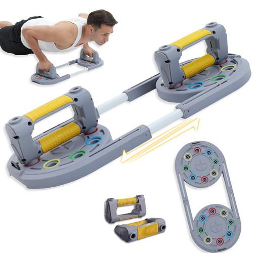 Apotempty Push Up Board, Push Up Bar Pushup Board, Scalable Pushup Fitness Stand, Multi-Function Strength Training Equipment for Men & Women
