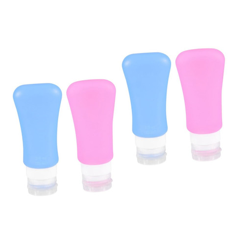 FOMIYES 4 pcs makeup containers travel cosmetic containers travel squeeze bottle lotions travel bottle travel refillable container travel cosmetic jar refillable bottle makeup empty bottle
