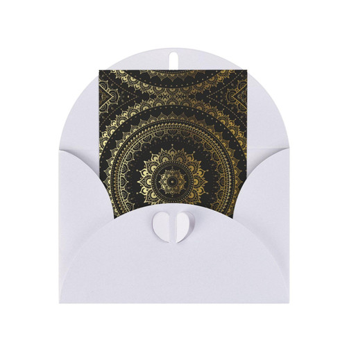 NEZIH Circle Print Thank You Gift Card Greeting Cards Birthday Wedding Christmas Invitation Cards