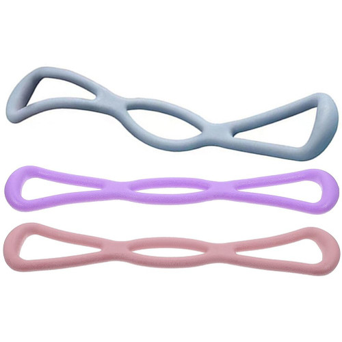 Healifty 3pcs Stretch Bands for Working Out Resistance Bands Work Out Bands Yoga Resistance Band Yoga Elastic Band Elastic Bands for Exercise Yoga Supplies TPR Fitness Elasticity