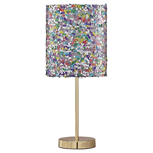 Ashley Furniture Signature Design - Maddy Metal Table Lamp with Drum Shade Children's Lamp - Multi-Colored