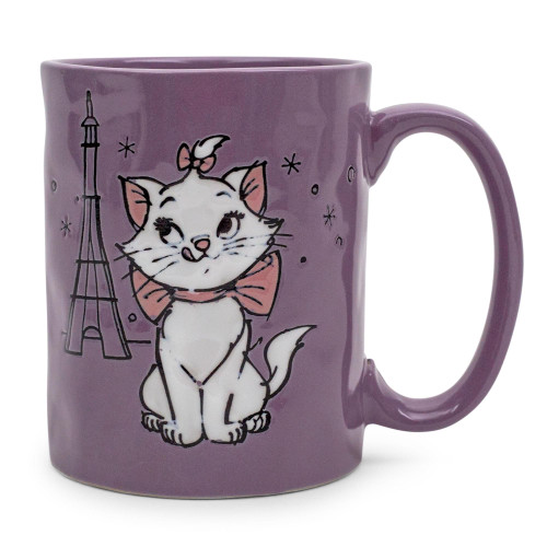 Disney The Aristocats Marie In Paris Ceramic Coffee Mug | Cup For Espresso, Tea | Holds 15 Ounces
