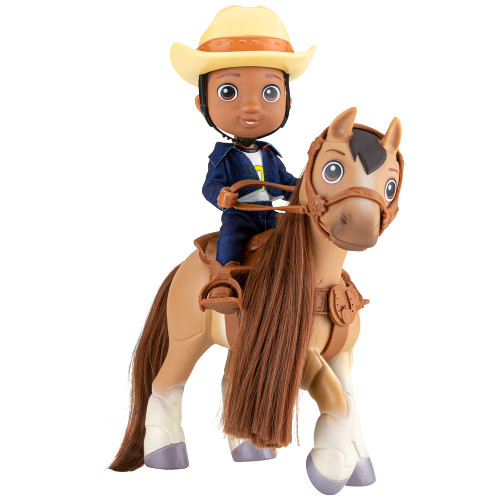 Breyer Horses Piper's Pony Tales | Casey and Tuck | Doll and Horse Toy Set | 6" H x 6" L | Model #8503