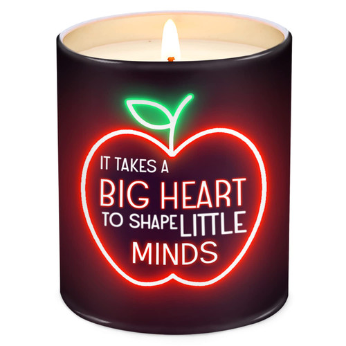 Teacher Appreciation Gifts, Graduation, Birthday, Christmas, Back to School Gifts for Women, Farewell, Thank You Gifts for Teacher, Teacher's Day Gifts Candle, Vanilla Lavender Scented Candle 10oz