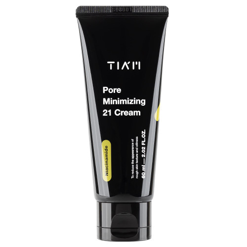 TIAM Pore Minimizing 21 Cream, Niacinamide 5%, Natural BHA 2.1%, Pore Tightening Facial Moisturizer for Combination and Oily Skin, Minimizes Large Pores, 2.02 Fl Oz