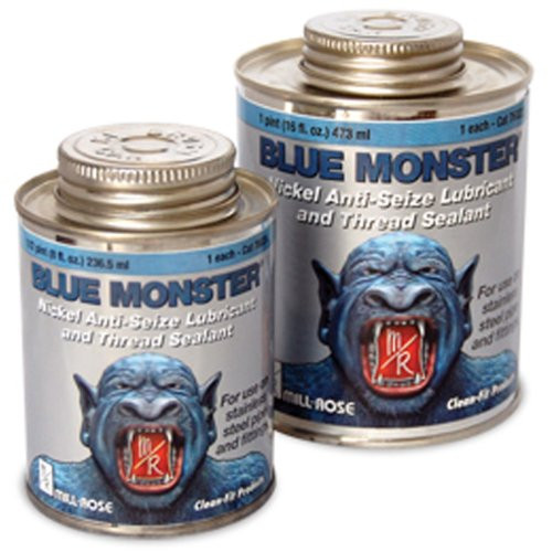 Mill-Rose 76020 Millrose Monster Nickel Anti-Seize Lubricant, 8-Ounce, Blue