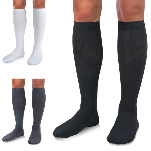 Medical Compression Socks for Women and Men 3 Pairs 20-30 mmHg Knee High Compression Stockings Circulation Best for Running Athletic Nurses Medical Compression Socks for Women and Men 3 Pairs 20-30 mmHg Knee High Compression Stockings Circulation Best for Running Athletic Nurses