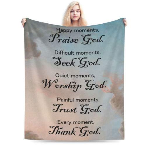 Bible Verse Blanket Christian Gifts for Women Prayer Throw Blanket with Inspirational Thought Religious Spiritual Catholic Gifts for Mom Get Well Soon Gifts for Women Healing Blanket 60"x50" Bible Verse Blanket Christian Gifts for Women Prayer Throw Blanket with Inspirational Thought Religious Spiritual Catholic Gifts for Mom Get Well Soon Gifts for Women Healing Blanket 60"x50"