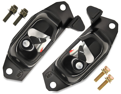 Rain King Tailgate Latch Lever Left & Right Rear Gate Lock Latch Compatible for 1999-2007 Chevy Silverado GMC Sierra Cadillac Escalade EXT Avalanche Replacement # 15921948 15921949