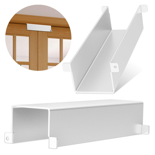 2PCS Metal Bifold Door Lock,Fits Bi-Fold Closet Doors from 1 1/8" - 1 3/8" Thick- Double Doors Child Safety Locks Keep Toddler, Cats&Dogs Out of Cabinets, Pantry.