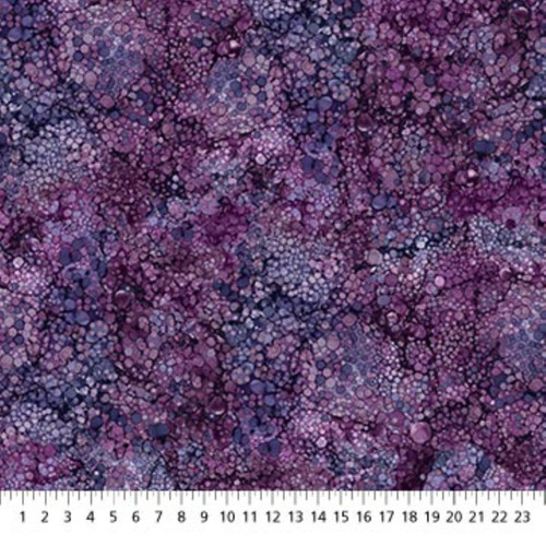 Bliss Basics Amethyst Purple Northcott Digital Cotton Fabric Sold by The Yard