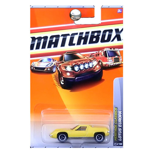Matchbox 2010 Heritage Classics 21 of 100 Yellow Lotus Europa