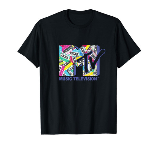 Mademark x MTV - The official MTV Logo with the classic 80s tapes T-Shirt Mademark x MTV - The official MTV Logo with the classic 80s tapes T-Shirt