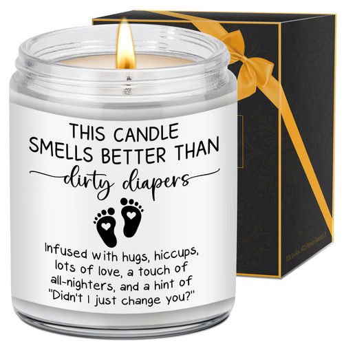 LEADO Candle, New Mom Gifts for Women After Birth - Pregnant Mom Gifts, First Time Mom, Mom to be Gifts for 1st Time Mom - Christmas Gifts for New Mommy, Expecting Mom, Postpartum Gifts
