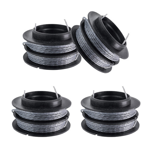 Cilivo SB00L00 String Trimmer line 17Feet 080".Replacement Spoo Compatible with Greenworks ST60V ST60V-T0 80V ST80L200, String Trimmer Refills Dual Line 2901619 2906302-4Pack