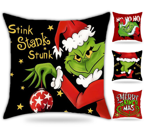 4Pcs Christmas Throw Pillow Covers for Couch, Bedding, 18x18 Christmas Pillow Covers for Holiday Christmas Decorations, Christmas Pillow Cases Decor for Home 4Pcs Christmas Throw Pillow Covers for Couch, Bedding, 18x18 Christmas Pillow Covers for Holiday Christmas Decorations, Christmas Pillow Cases Decor for Home