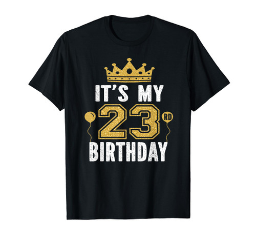 It's My 23rd Birthday Gift For 23 Years Old Man And Woman T-Shirt