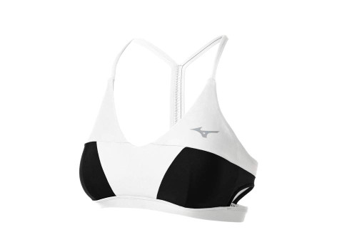 Mizuno AR Vantage Thin Strap Top, White-Black, X-Small