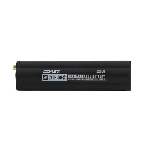 Coast ZX650 ZITHION-X Li-Ion Rechargeable Battery for The Polysteel 700 LED Flashlight, Black Coast ZX650 ZITHION-X Li-Ion Rechargeable Battery for The Polysteel 700 LED Flashlight, Black
