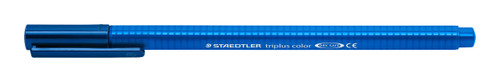 STAEDTLER 323 Triplus Colour Fibre-Tip Pens, 1.0 mm, Blue, Pack of 10